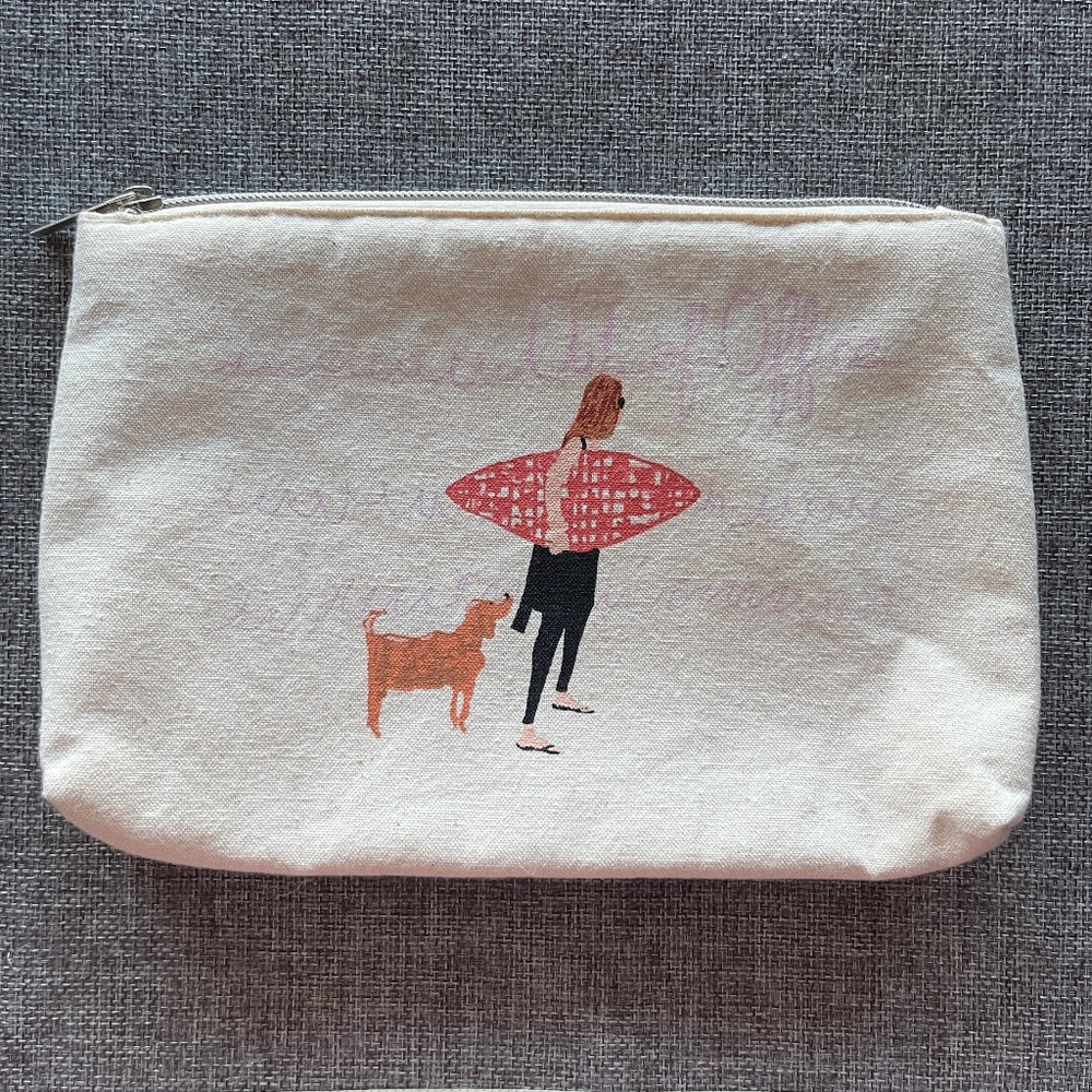 New Limited Edition Anthropologie Out of Office Cosmetics / Makeup Bag